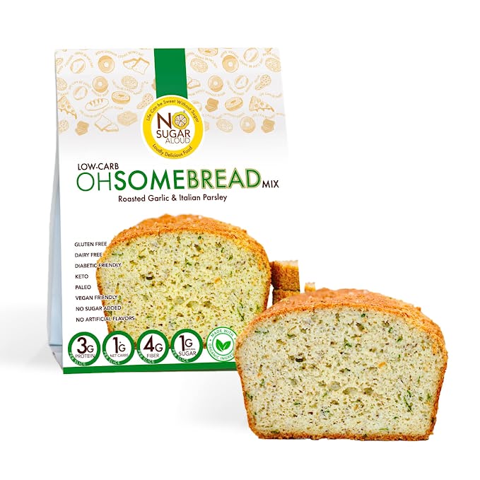 Low Carb Roasted Garlic OhSome Bread Mix
